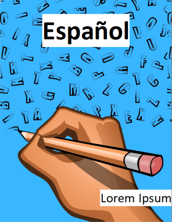 carátulas para español